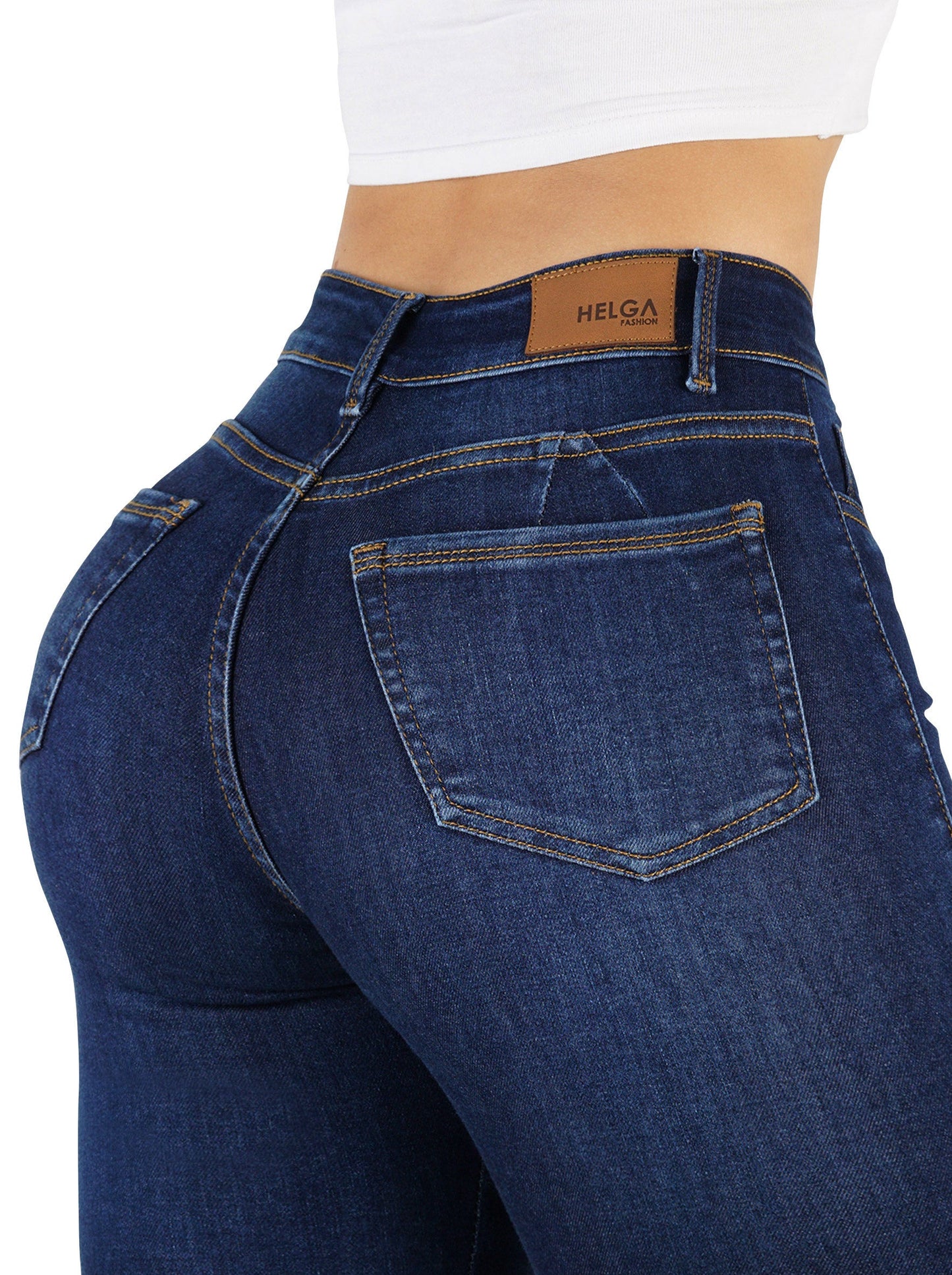 Jeans Skinny Strech, Tiro Alto Ref 1074