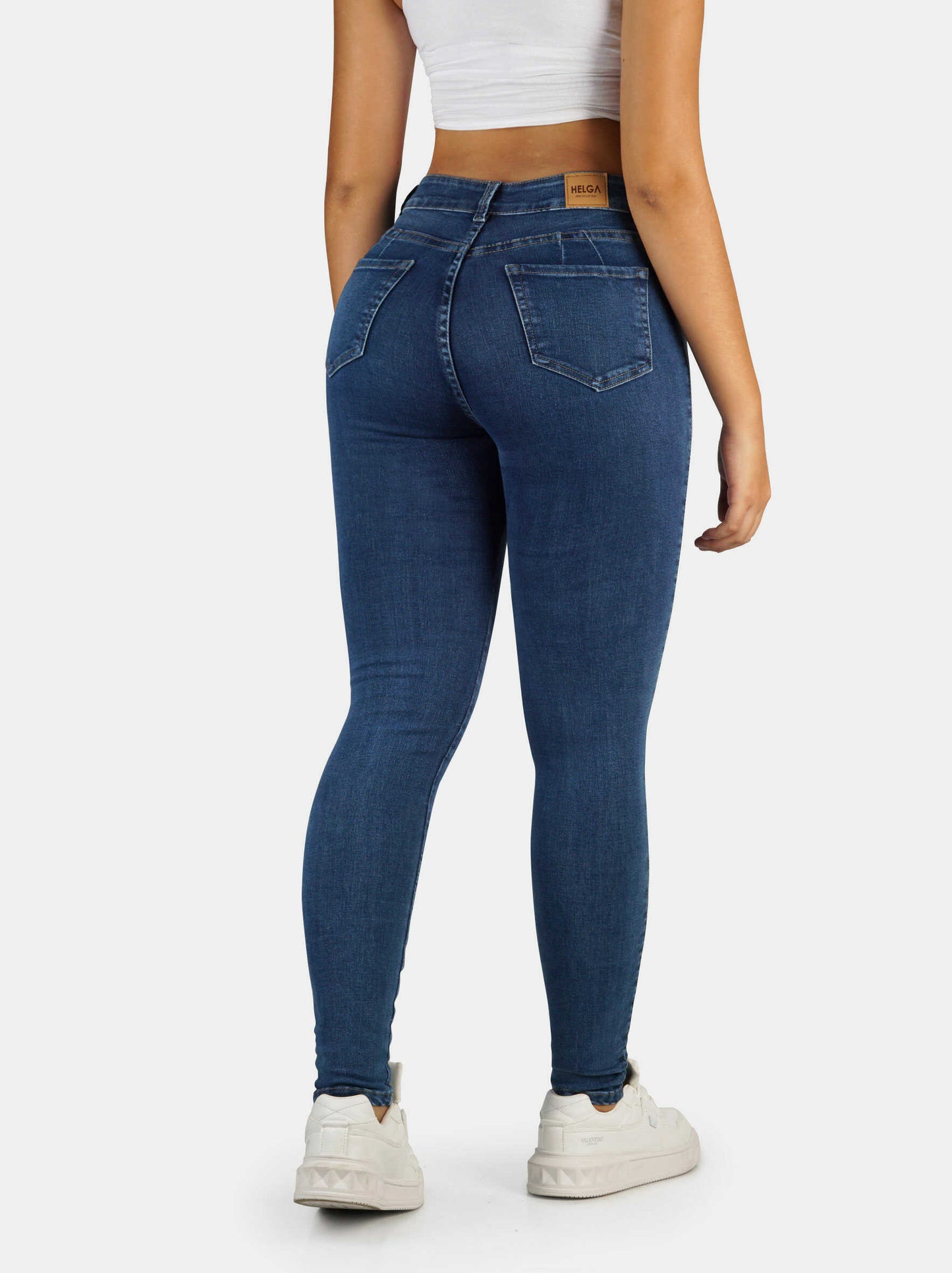 Jeans Skinny Strech, Tiro Alto Ref 1158