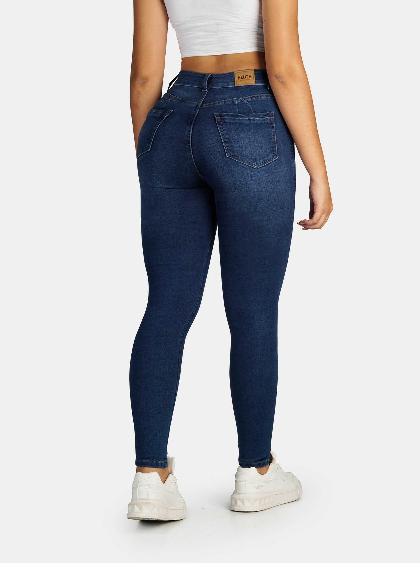 Jeans Skinny Strech, Tiro Alto Ref 1181
