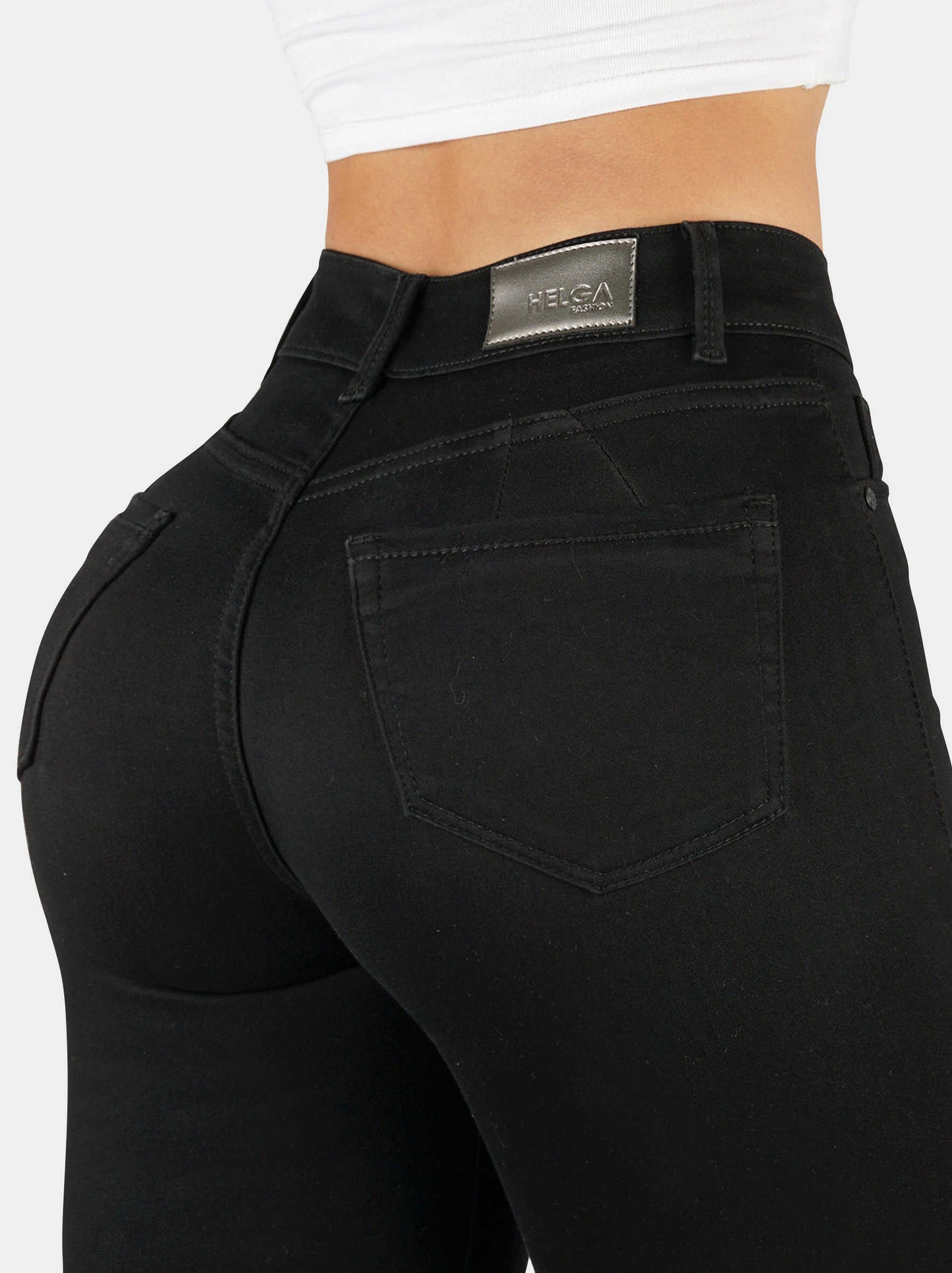 Jeans Skinny Strech, Tiro Alto Ref 1092-1
