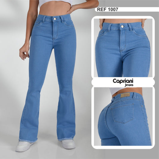 Jeans Skinny Strech, Tiro Alto Ref 1007