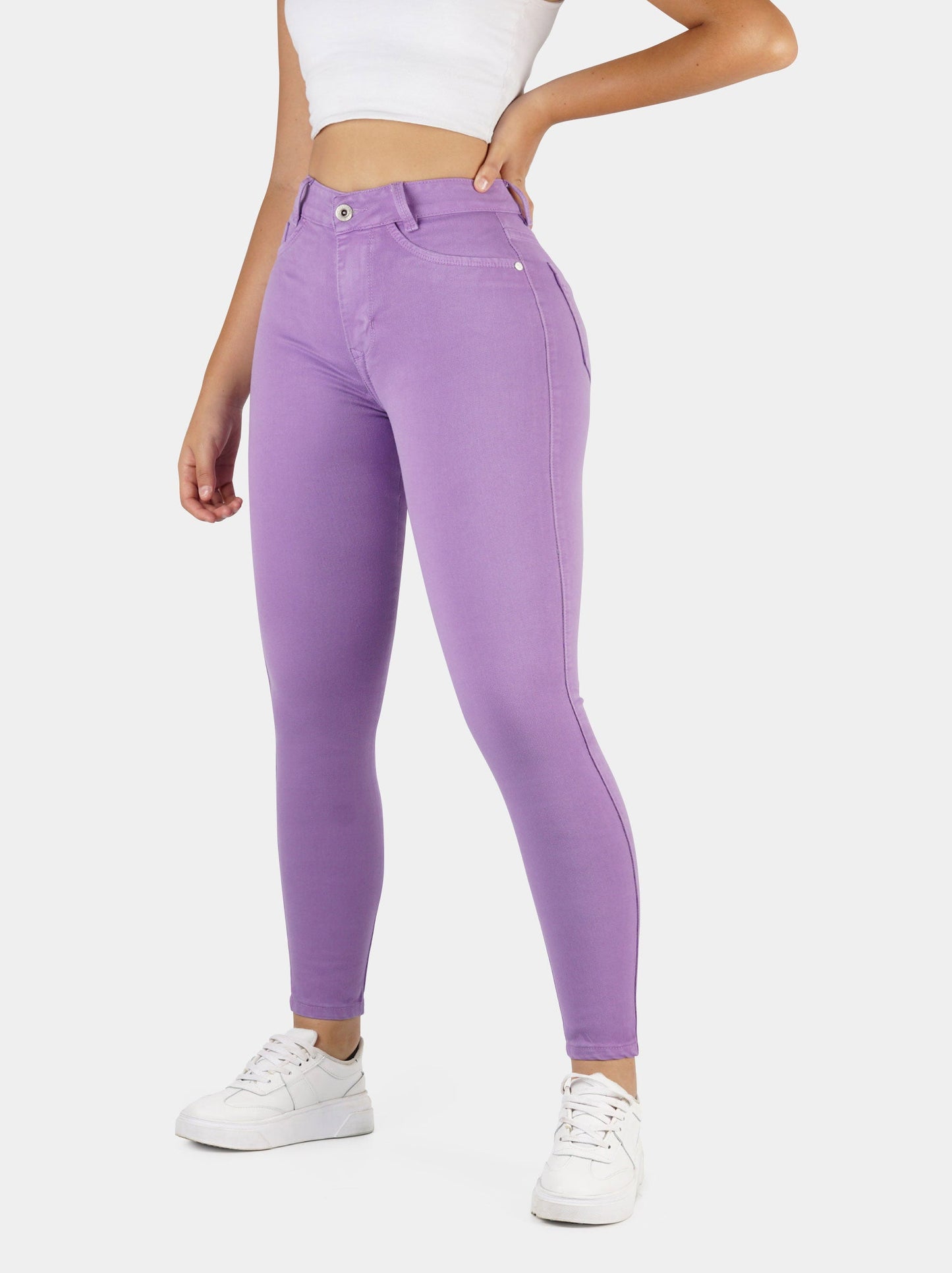 Jeans Skinny Strech, Tiro Alto Ref 1099