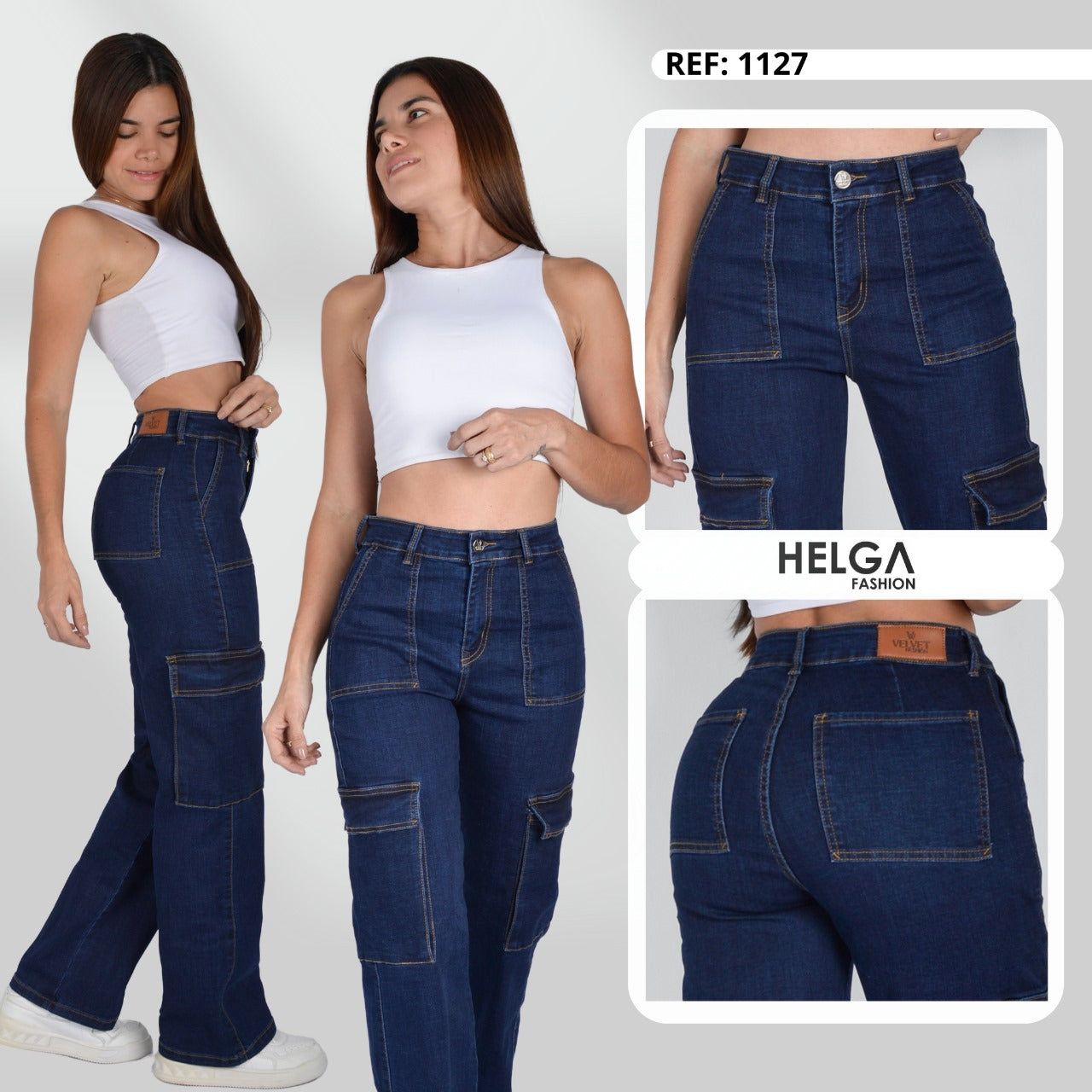 Jean Cargo  Strech, Tiro Alto Ref 1127